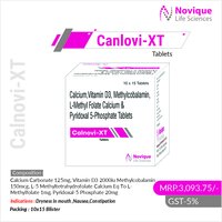 Calcium Carbonate 1250mg + Vitamin D3 2000iu + Methylcobalamin 1500 Mcg + L-5 Methyltetrahydrofolate Calcium Eq To LMrthylfolate 1mg + Pyridoxal -5 Phosphate 20 Mg
