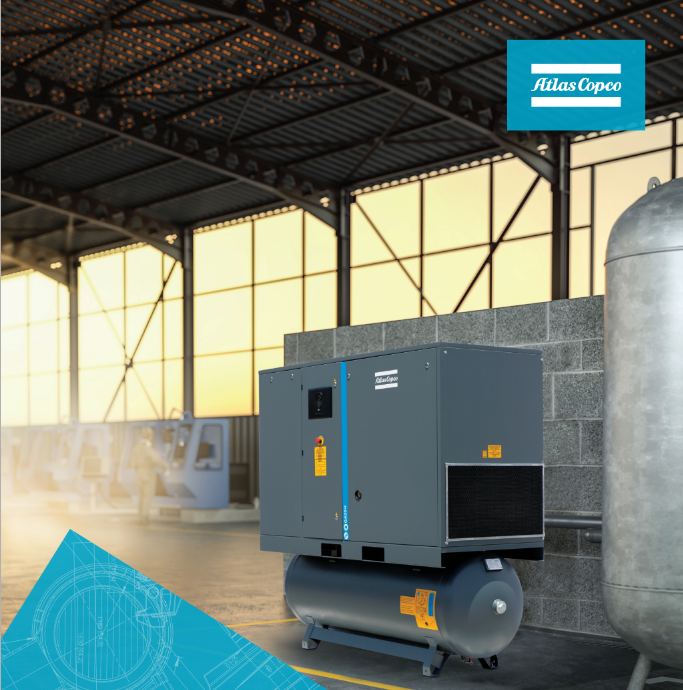 Atlas Copco Ga18 Ff A10 Tm Air Compressor - Air Flow Capacity: 104 Cubic Feet Per Minute (Ft3/Min)