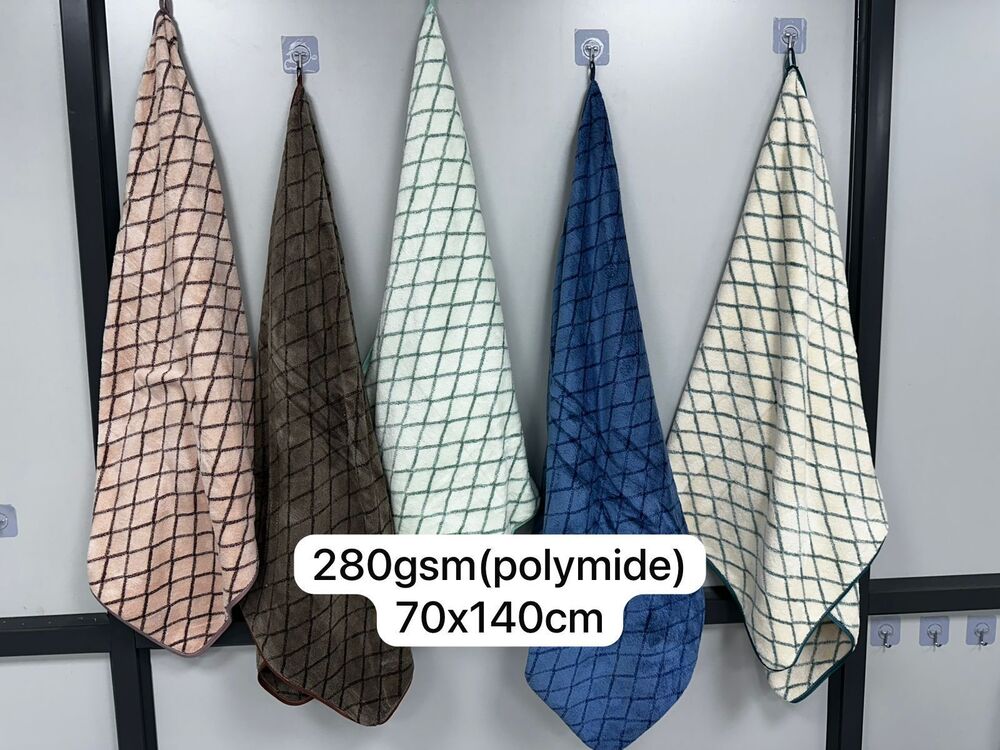 70x140 Cm 280 Gsm Polyamide Terry Towel - Color: Multi Colour
