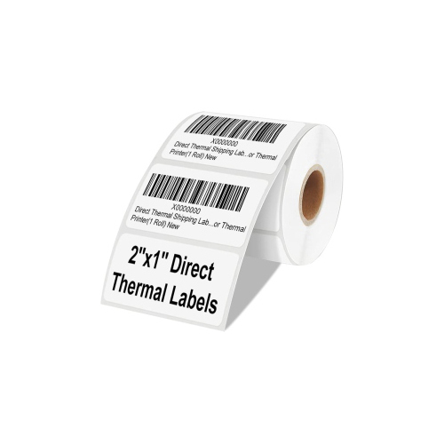 Direct Thermal Label - Color: White