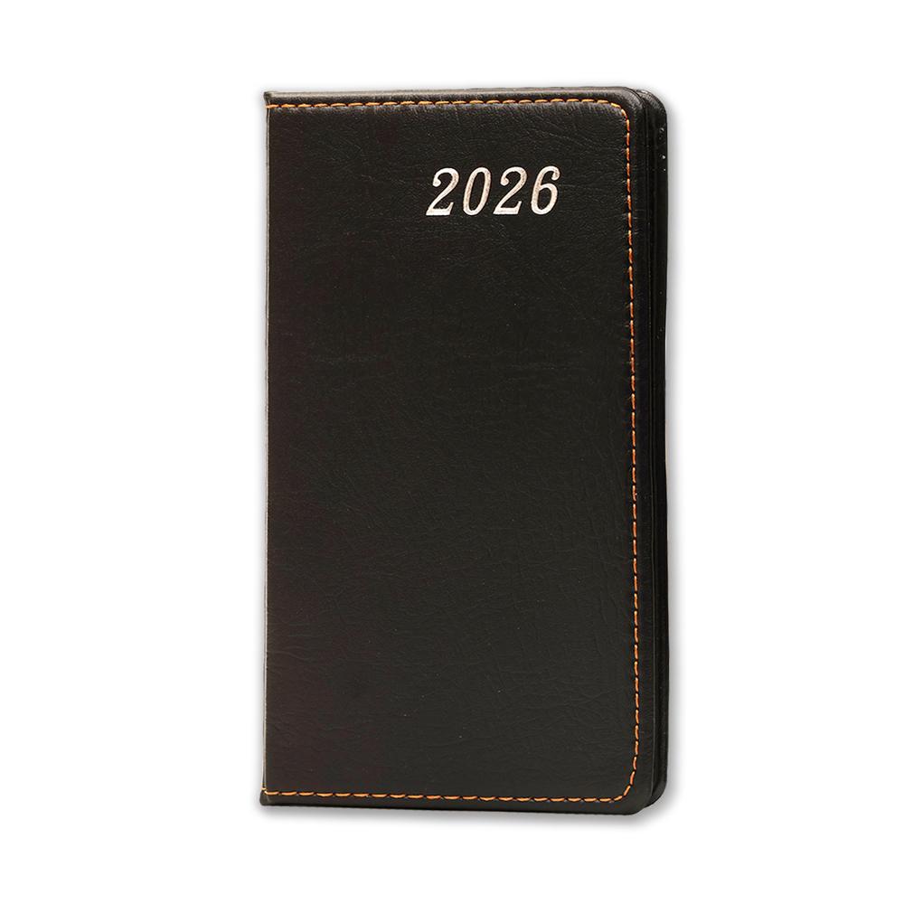 2026 Black Pocket Diary