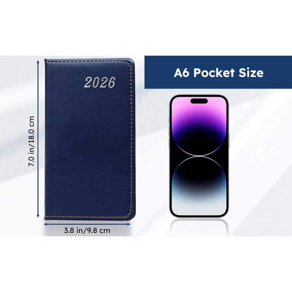 2026 Blue Pocket Diary