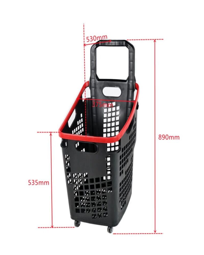 SHOOPING BASKET WITH WHEEL