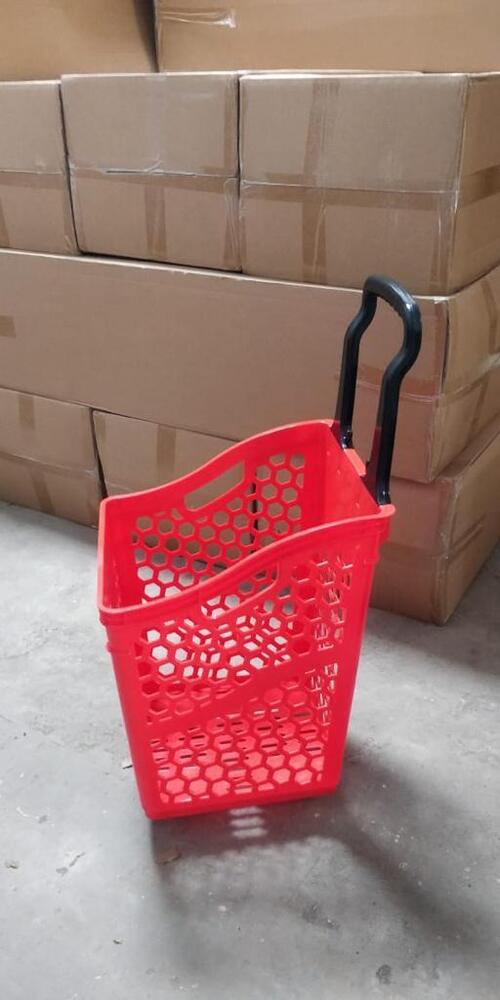 SHOOPING BASKET WITH  4 WHEEL
