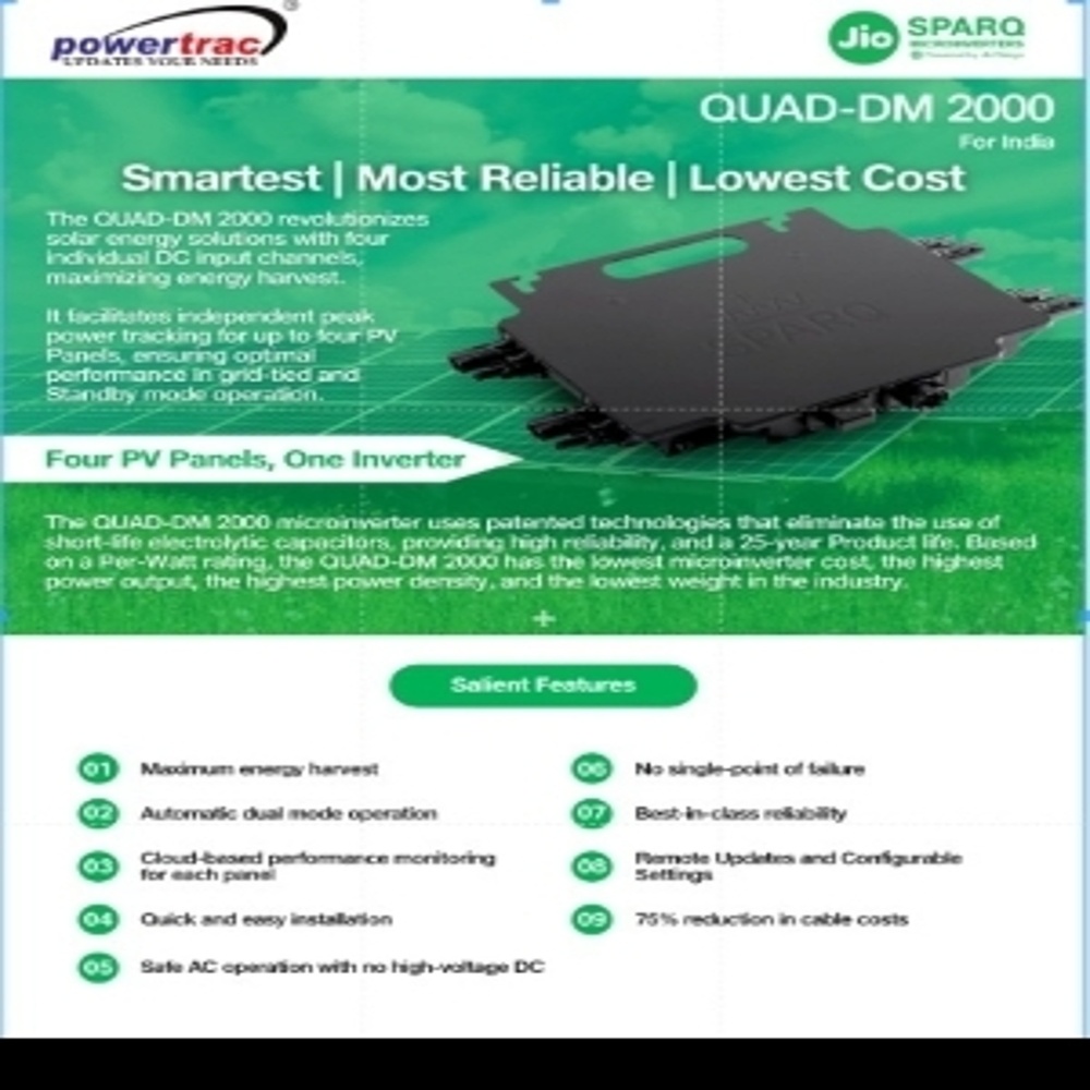 Jio Sparq Micro Inverter - Color: Black