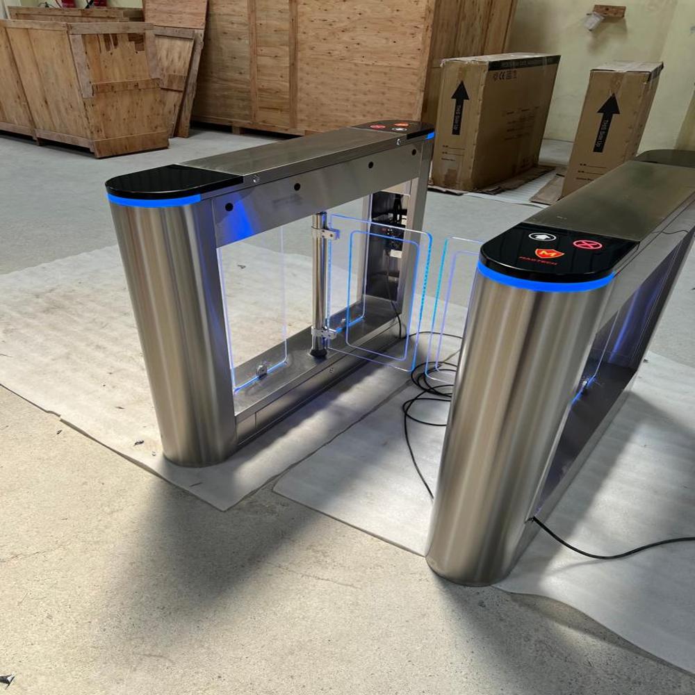 Stainless Steel Flap Barriers - Color: Grey