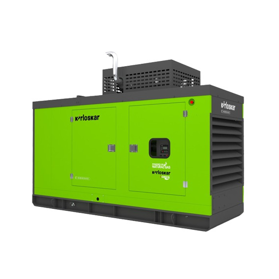 Gas Genset - Color: Metallic Grey / Green / Custom (Soundproof Canopy Finish)