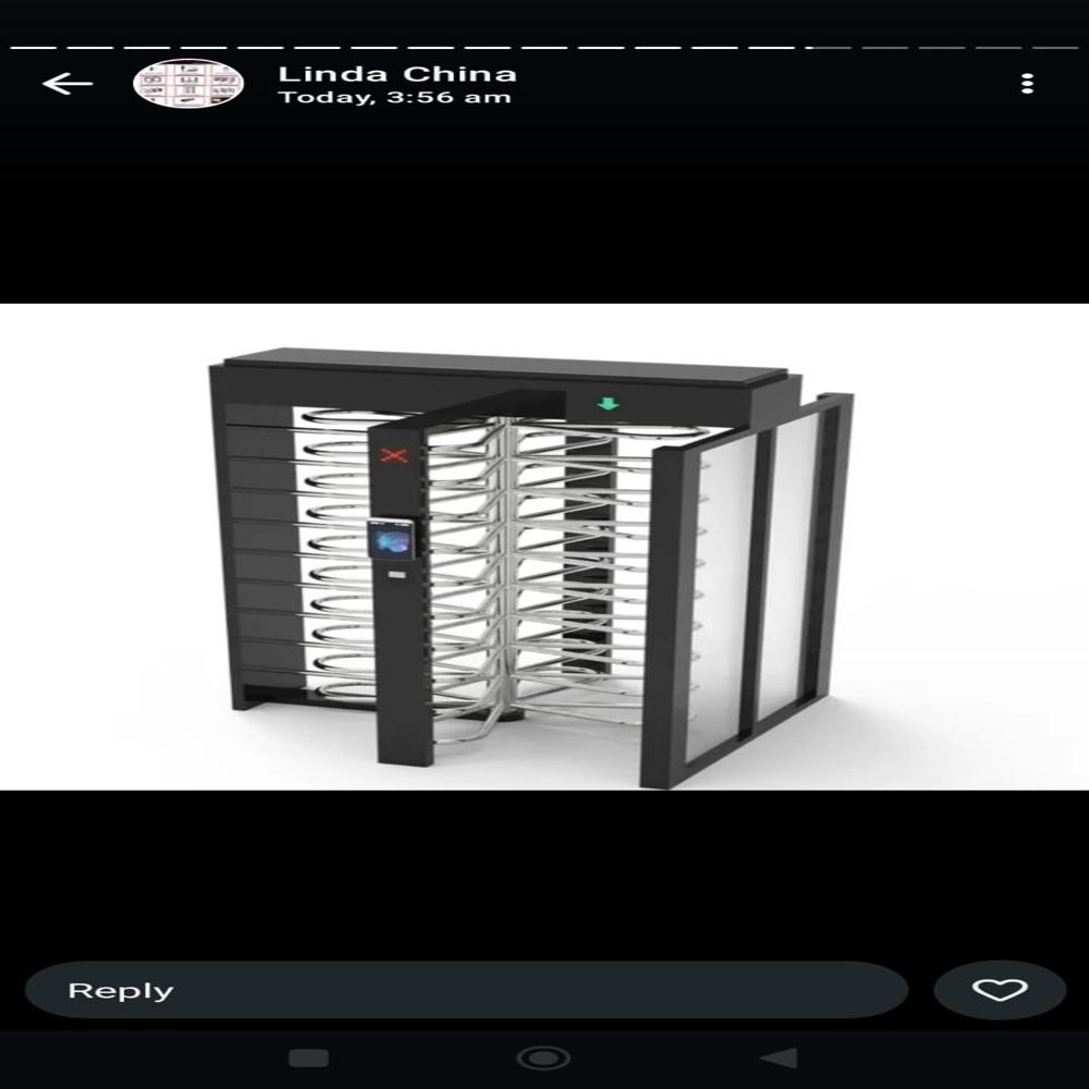 Full Height Turnstile Security System - Camera Size: --