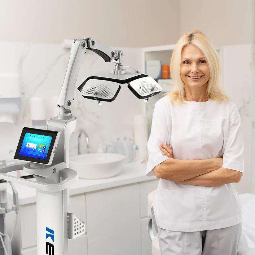 Kn 8000A Non-Invasive Laser Hair Growth Machine - Accuracy: 100  %