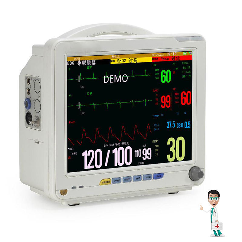 Ecg Spo2 Temperature Monitor Monitoring Patient Monitor - Accuracy: 100  %