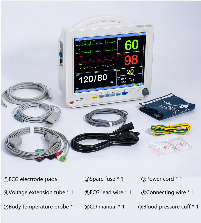 Multi Parameters Ambulance Portable Monitor - Accuracy: 100 %