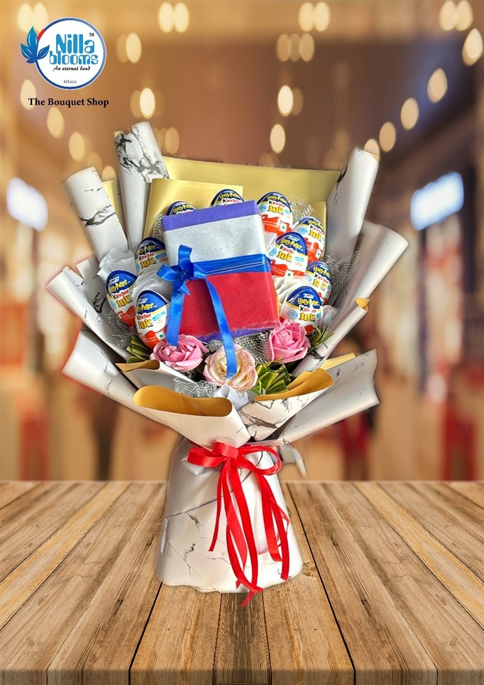 Kinder Joy Chocolate Bouquet - Color: Multi Colour