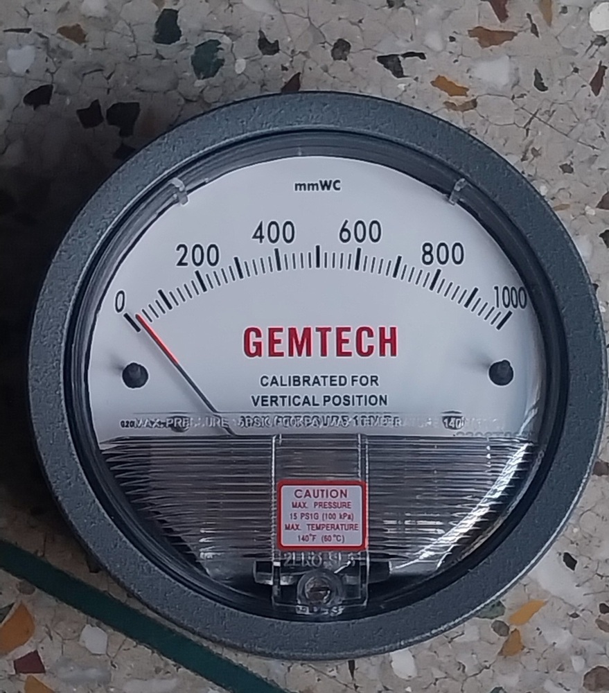 GEMTECH DIFFERENTIAL PRESSURE GAUGE FROM KANWAR SINGH INDUSTRIAL AREA NAZAFGARH ROAD DELHI
