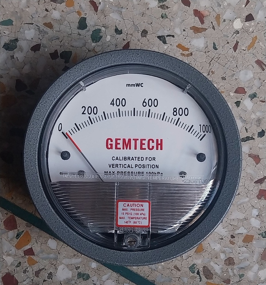 GEMTECH DIFFERENTIAL PRESSURE GAUGE FROM KANWAR SINGH INDUSTRIAL AREA NAZAFGARH ROAD DELHI