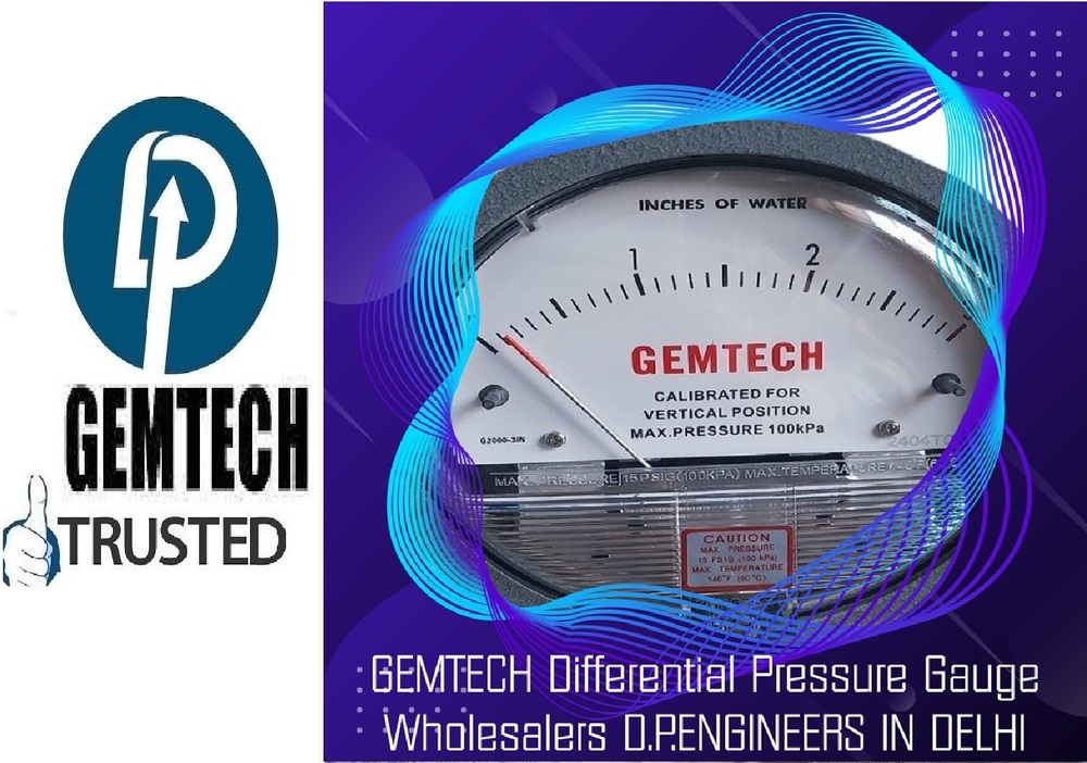 GEMTECH DIFFERENTIAL PRESSURE GAUGE For Barbil Industrial Estate Odisha