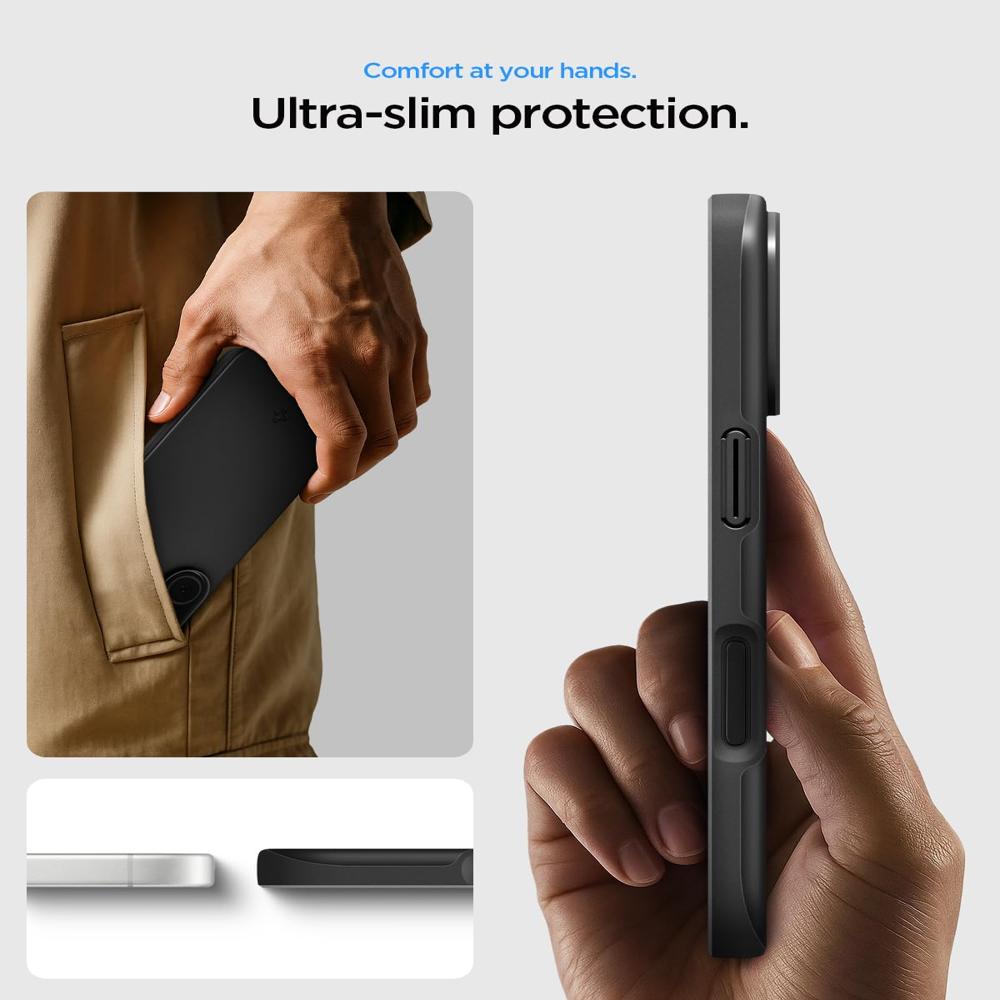 Spigen Thin Fit Case For Iphone 17 (black) - Color: Black