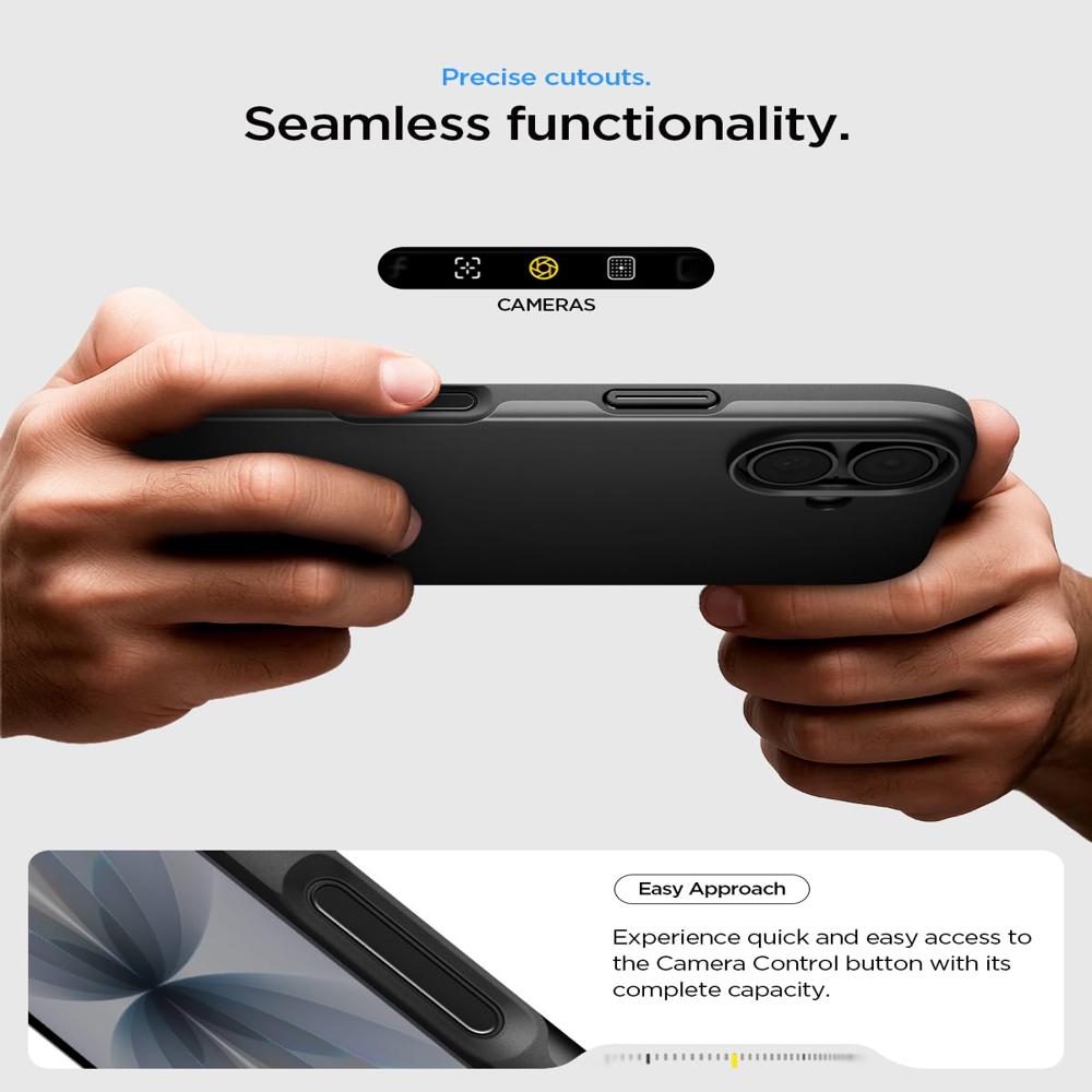 Spigen Thin Fit Case for iPhone 17 (Black)