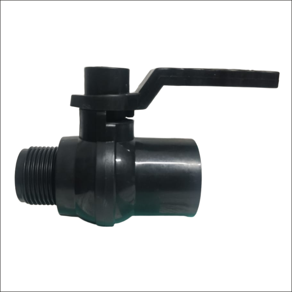 Drip Alfa Valve Male Female Black