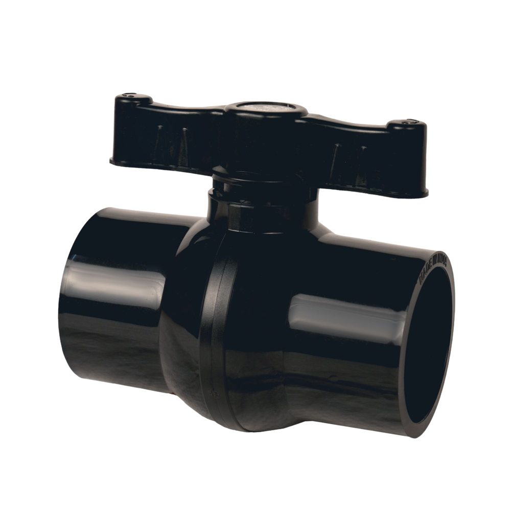 Pvc Ball Valve  Black Short Handle - Application: Water