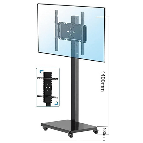 Floor Trolley TV Stand For 55 Inch B3