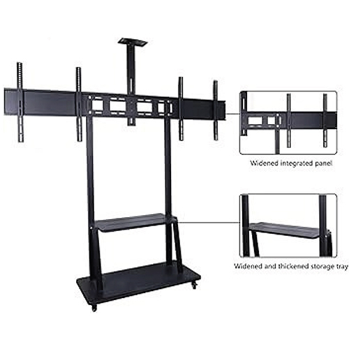 Unibox Dual TV Floor Trolley For 100 Inch 1800-2