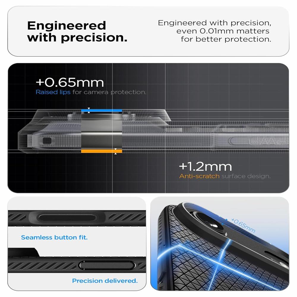 Spigen Liquid Air Case For Iphone 17 Air (Matte Black) - Color: Black