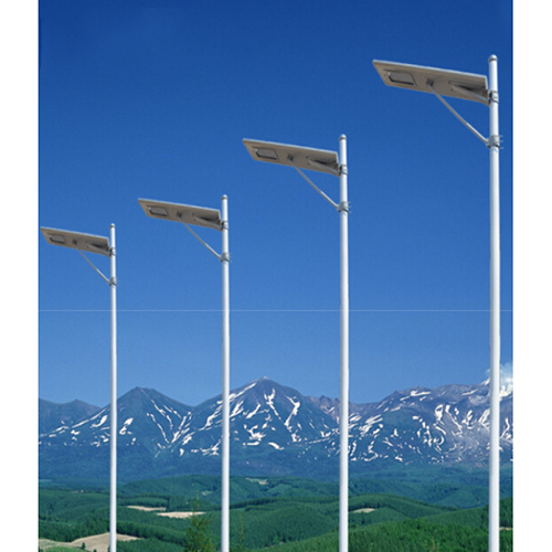 Hot Dip Galvanized Octagonal Poles - Color: Silver