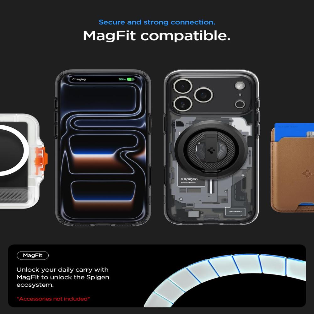 Spigen Zero One Case for iPhone 17 Pro Max (Black)