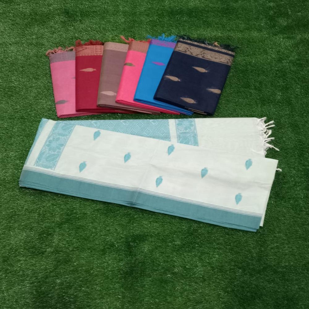 Full Cotton Saree - Color: Different Available