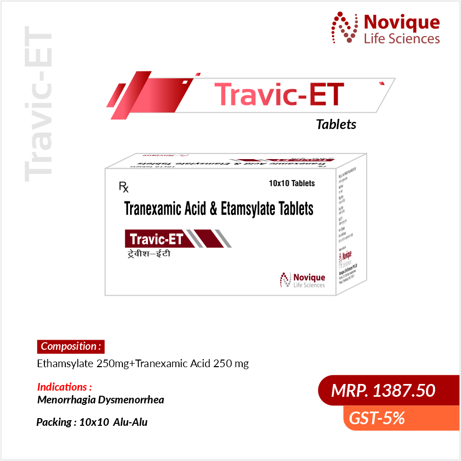 Ethamsylate 250mg + Tranexamic Acid 250 Mg - Dosage Form: Tablets