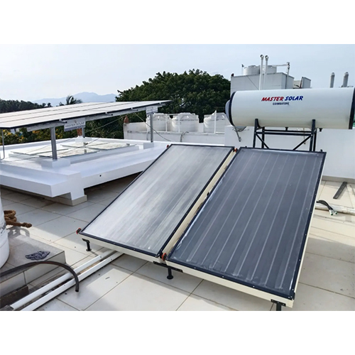 100 Lpd Presurrised Solar Water Heater - Color: Black