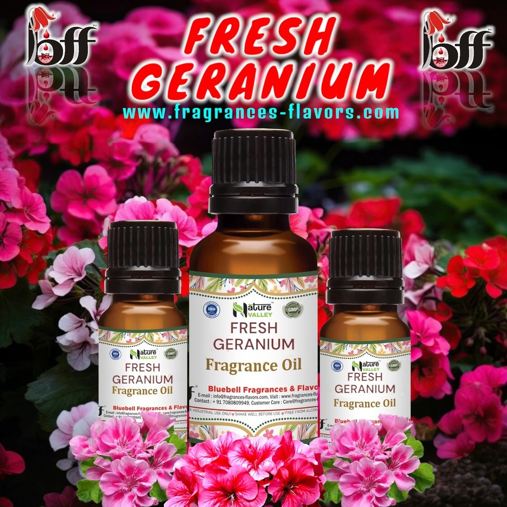 Fresh Geranium Fragrance Oil - Suitable For: Daily Use