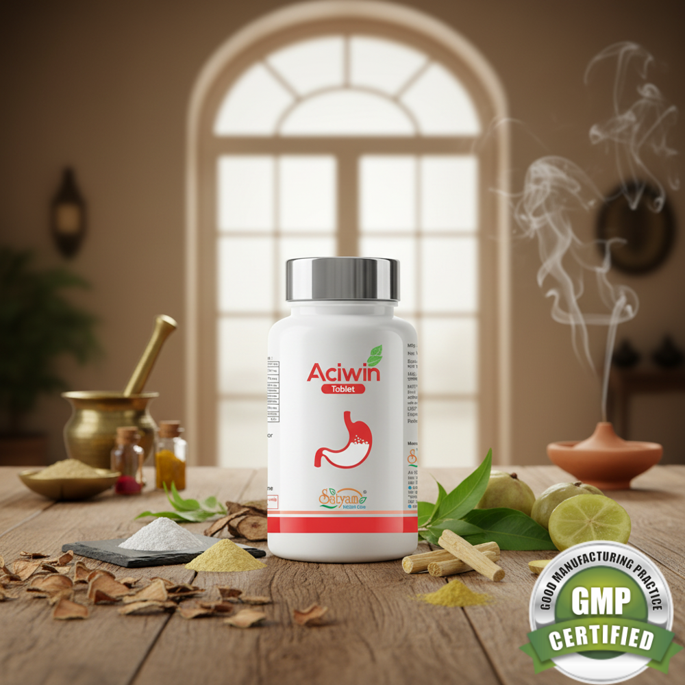 Herbal Antacid Tablets - Aciwin Tablet