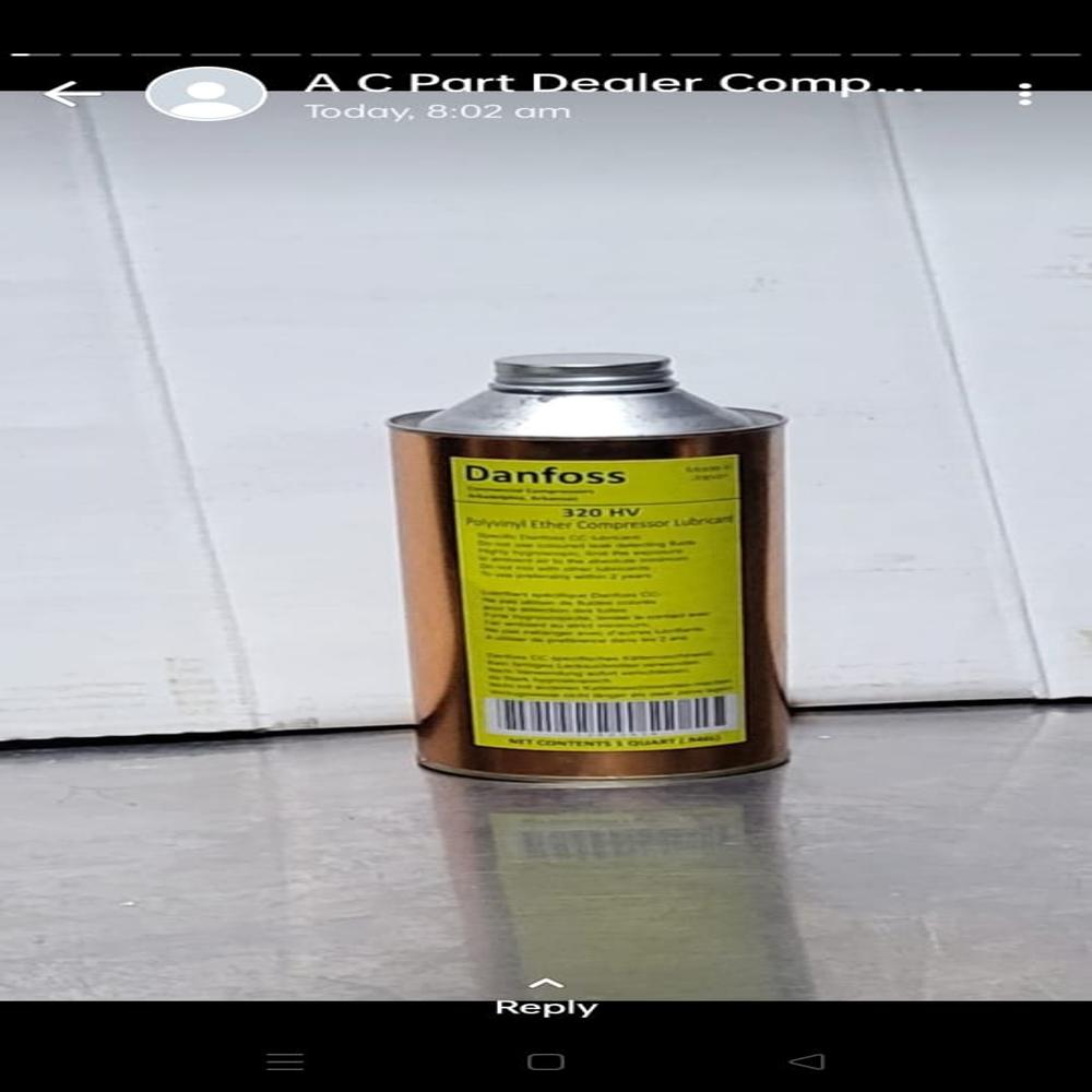 320HV Refrigeration Oil