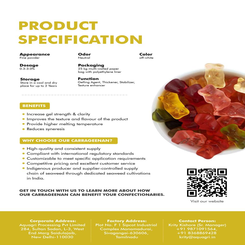 Water Gel Carrageenan - AQUA CS JL