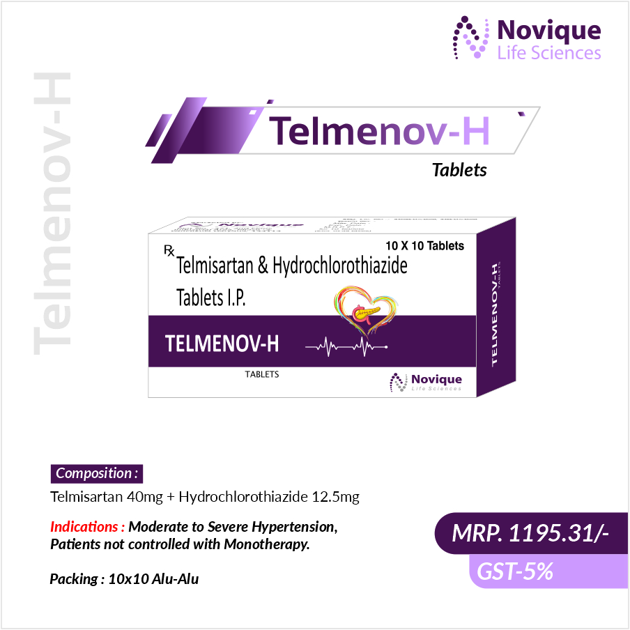 Telmisartan 40Mg + Hydrochlorothiazide 12.5Mg