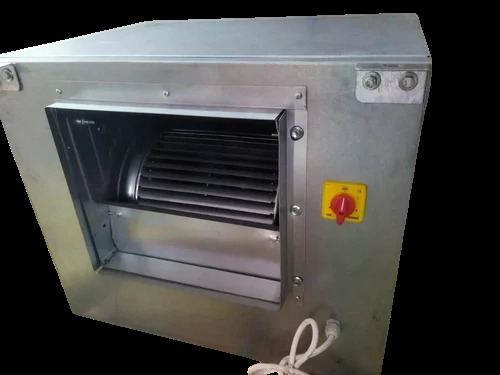 Stainless Steel Cabinet Duct Fan - Color: Silver