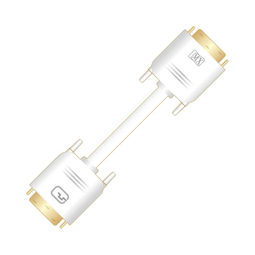 Mx Dvi-D Dual Link (18+1) Pin Male To Dvi-D Dual Link (18+1) Pin Male Cable 3 Meters - Conductor Material: Brass