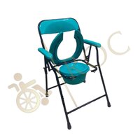 Commode Chair With Bucket - Color: Different Available
