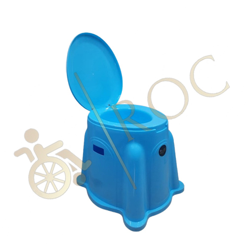 Commode Stool Pvc - Color: Blue