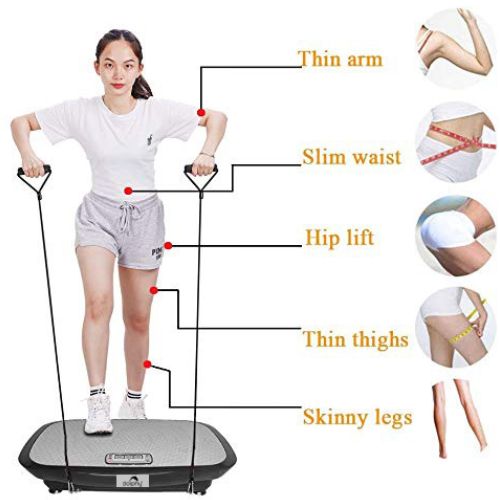 Dolphy Fitness Vibration Plate - Features: Features Digital Lcd Display And Touch Button Controls.