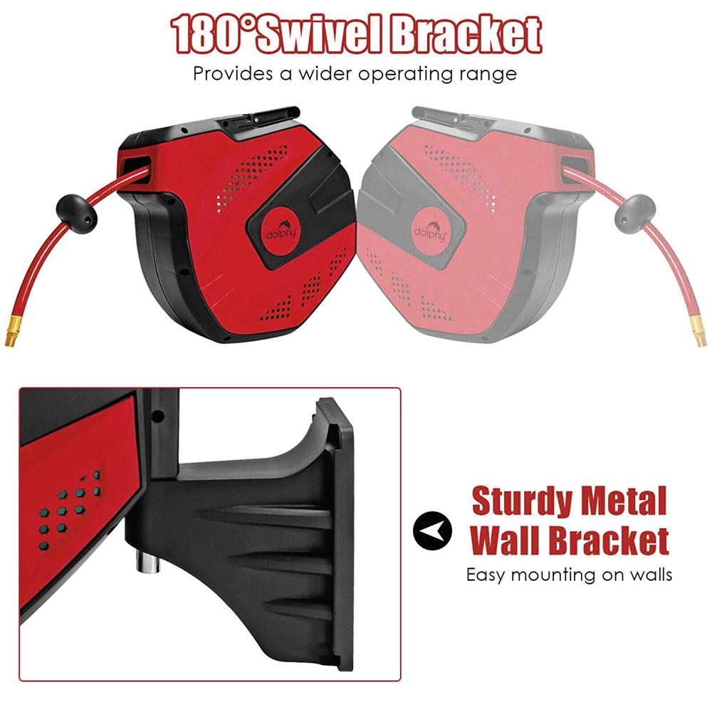 Air Compressor Hose Reel With Automatic Retractable