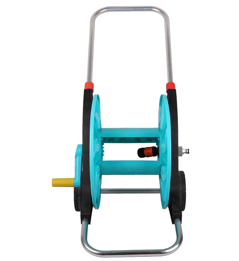 Garden Pressure Water Hose Reel Cart With Wheels