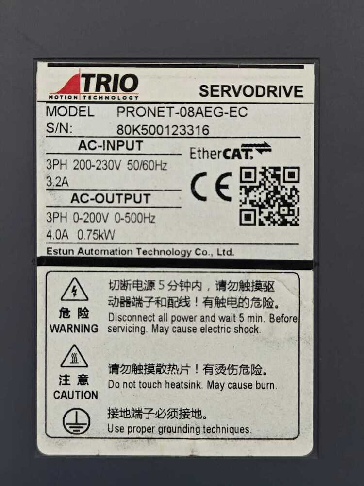 TRIO PRONET-08AEG-EC