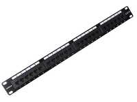 Patch Panel - 24 Port Cat 6 - Features: Durable