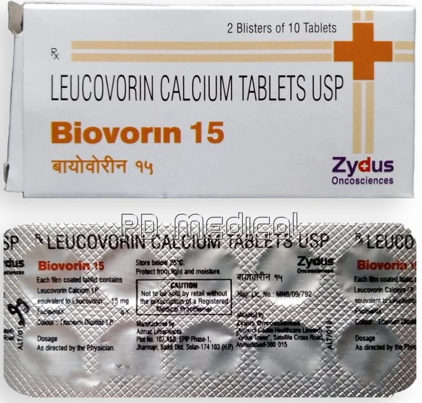 Biovorin 15 mg Tablet