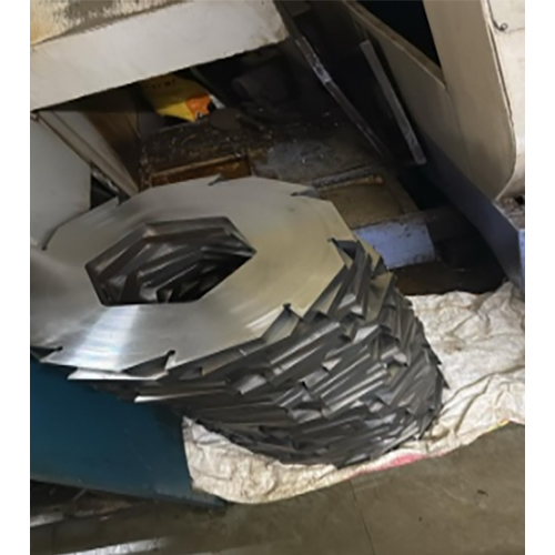 Plastic Shredding Blade - Color: Silver