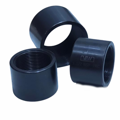 Frc Female Round Coupling - Color: Black