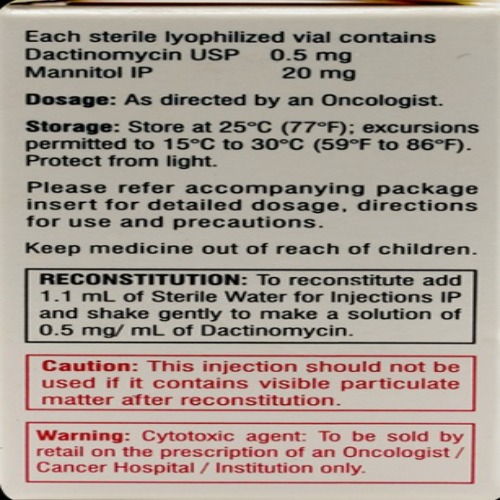 Dacilon 0.5 Mg Injection - Physical Form: Liquid