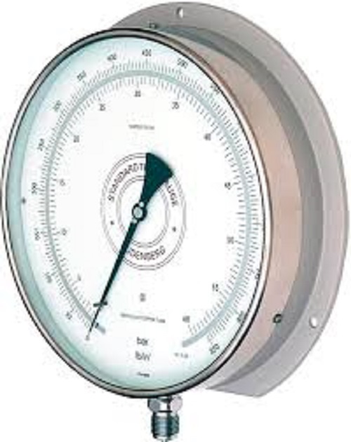 Master Test Pressure Gauge - Color: Steel